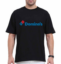 Load image into Gallery viewer, Domino&#39;s Oversized T-Shirt for Men-Black-Ektarfa.online
