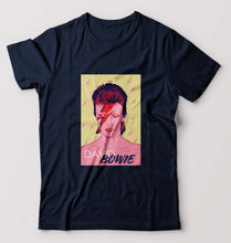 Load image into Gallery viewer, David Bowie T-Shirt for Men-Navy Blue-Ektarfa.online

