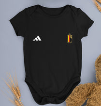 Load image into Gallery viewer, Belgium Football Kids Romper For Baby Boy/Girl-0-5 Months(18 Inches)-Black-Ektarfa.online
