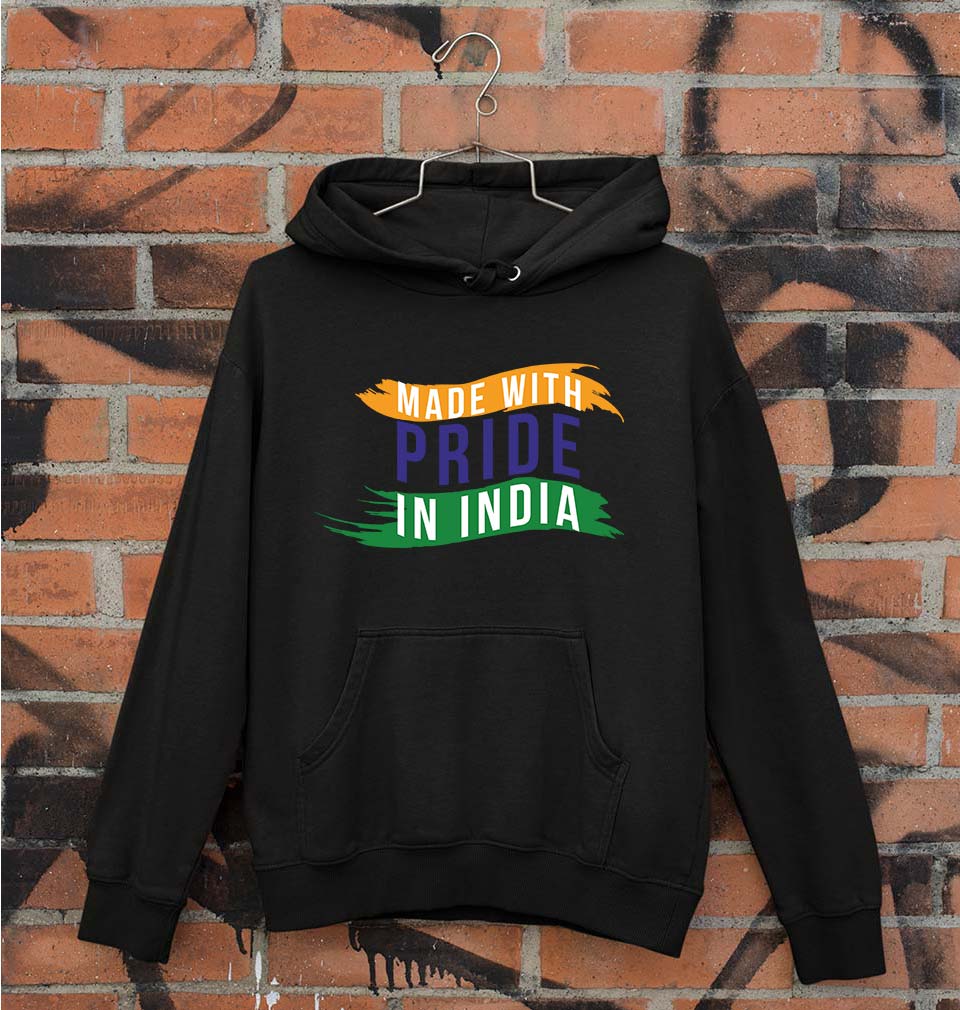 Made in India Unisex Hoodie for Men/Women-Black-Ektarfa.online