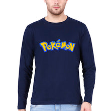 Load image into Gallery viewer, Pokémon Full Sleeves T-Shirt for Men-Navy blue-Ektarfa.online
