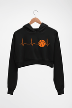 Load image into Gallery viewer, NBA Basketball Crop HOODIE FOR WOMEN-Black-Ektarfa.online
