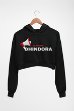 Load image into Gallery viewer, Dhindora(BB ki Vines) Crop HOODIE FOR WOMEN-Black-Ektarfa.online
