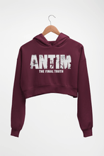 Load image into Gallery viewer, Antim Crop HOODIE FOR WOMEN-Maroon-Ektarfa.online
