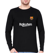 Load image into Gallery viewer, Barcelona Full Sleeves T-Shirt for Men-Black-Ektarfa.online
