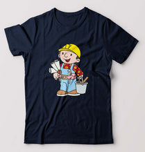 Load image into Gallery viewer, Bob the Builder T-Shirt for Men-Navy Blue-Ektarfa.online

