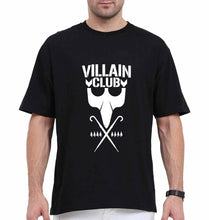 Load image into Gallery viewer, Villain Club Oversized T-Shirt for Men-Black-Ektarfa.online
