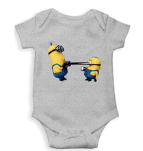 Load image into Gallery viewer, Minion Kids Romper For Baby Boy/Girl-0-5 Months(18 Inches)-Grey-Ektarfa.online
