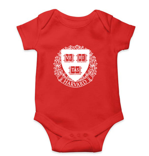 Harvard Kids Romper For Baby Boy/Girl-Red-Ektarfa.online