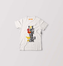 Load image into Gallery viewer, You Can&#39;t Save The World Alone Justice League Kids T-Shirt for Boy/Girl-White-Ektarfa.online
