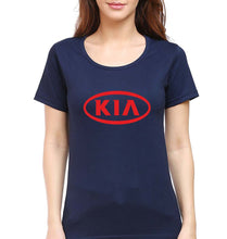 Load image into Gallery viewer, Kia T-Shirt for Women-Navy Blue-Ektarfa.online
