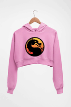 Load image into Gallery viewer, Mortal Kombat Crop HOODIE FOR WOMEN-Light Baby Pink-Ektarfa.online
