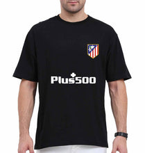 Load image into Gallery viewer, Atletico Madrid 2021-22 Oversized T-Shirt for Men-Black-Ektarfa.online
