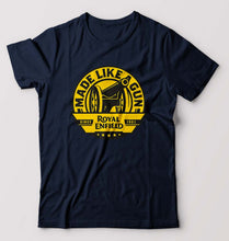 Load image into Gallery viewer, Royal Enfield T-Shirt for Men-Navy Blue-Ektarfa.online
