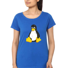 Load image into Gallery viewer, Linux T-Shirt for Women-Royal Blue-Ektarfa.online
