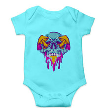 Load image into Gallery viewer, Trippy Psychedelic Skull Romper For Baby Boy/Girl-Skyblue-Ektarfa.online
