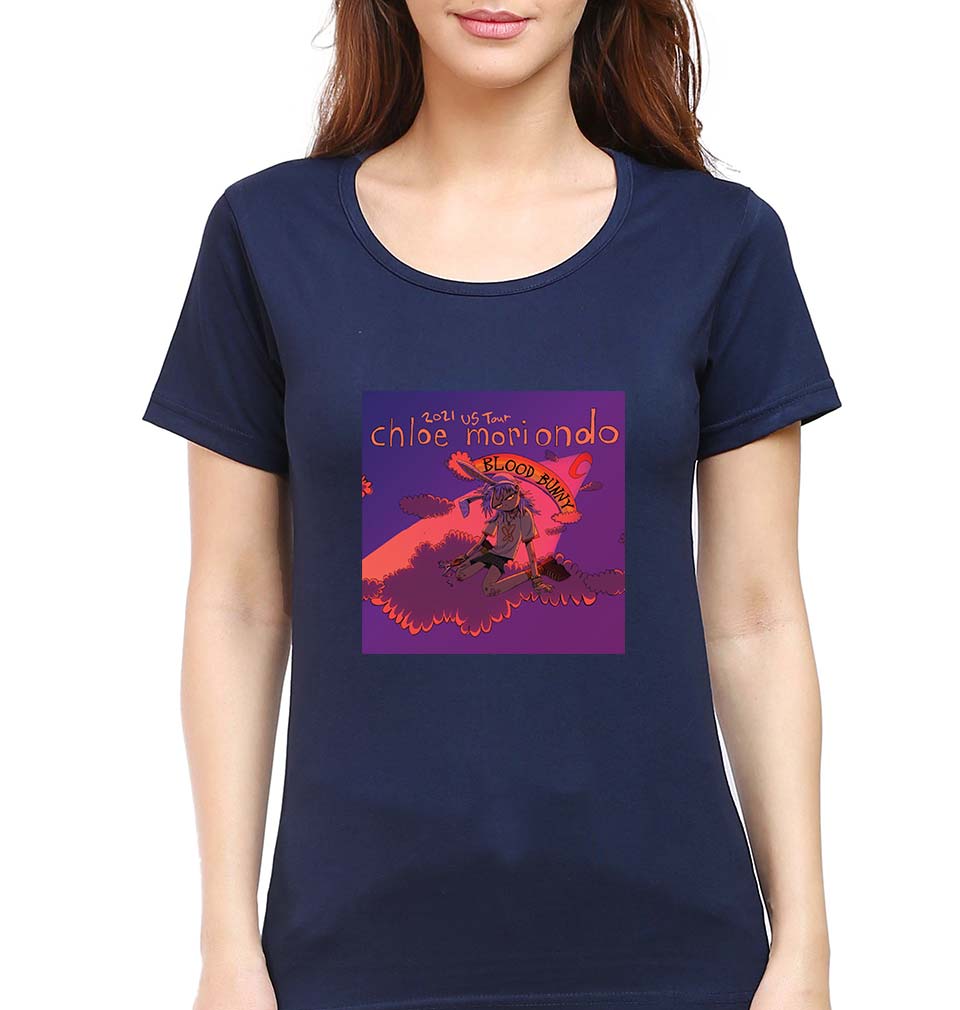 Blood Bunny T-Shirt for Women-Navy Blue-Ektarfa.online