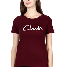 Load image into Gallery viewer, Clarks T-Shirt for Women-Maroon-Ektarfa.online
