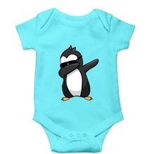 Load image into Gallery viewer, Dab Penguin Kids Romper For Baby Boy/Girl-0-5 Months(18 Inches)-Skyblue-Ektarfa.online
