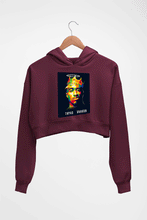 Load image into Gallery viewer, 2Pac Tupac Crop HOODIE FOR WOMEN-Maroon-Ektarfa.online
