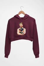 Load image into Gallery viewer, Conor McGregor UFC Crop HOODIE FOR WOMEN-Maroon-Ektarfa.online
