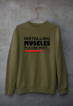 Load image into Gallery viewer, Gym Unisex Sweatshirt for Men/Women-Olive Green-Ektarfa.online
