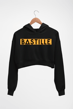 Load image into Gallery viewer, Bastille Crop HOODIE FOR WOMEN-Black-Ektarfa.online
