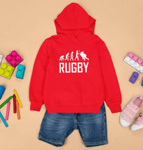Load image into Gallery viewer, Rugby Evolution Kids Hoodie for Boy/Girl-Red-Ektarfa.online

