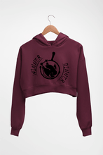 Load image into Gallery viewer, PUBG winner dinner Crop HOODIE FOR WOMEN-Maroon-Ektarfa.online
