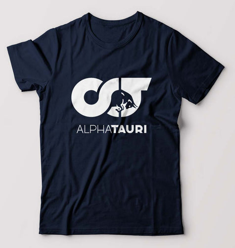 Scuderia AlphaTauri T-Shirt for Men-Navy Blue-Ektarfa.online