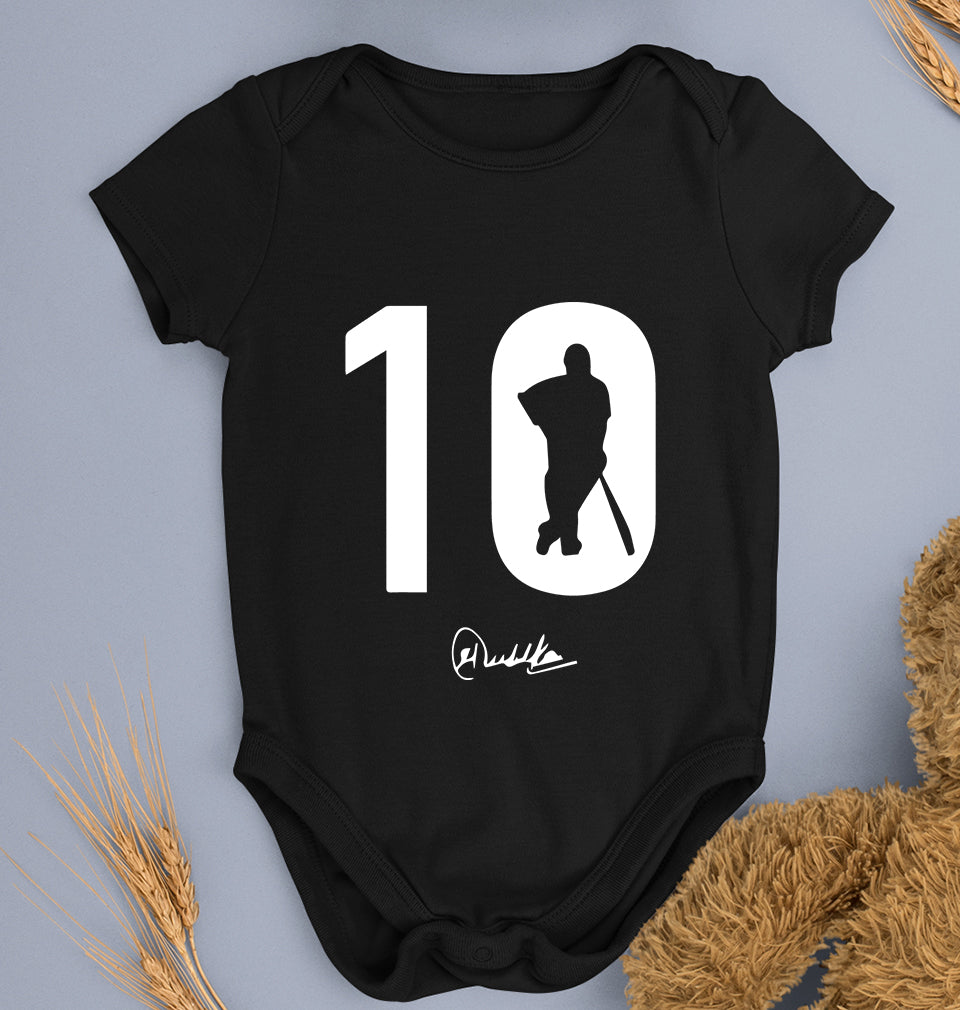 Sachin Tendulkar Kids Romper For Baby Boy/Girl-Black-Ektarfa.online