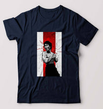 Load image into Gallery viewer, Bruce Lee T-Shirt for Men-Navy Blue-Ektarfa.online
