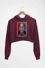 Load image into Gallery viewer, Mike Tyson Crop HOODIE FOR WOMEN-Maroon-Ektarfa.online
