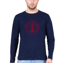Load image into Gallery viewer, Stanford Full Sleeves T-Shirt for Men-Navy Blue-Ektarfa.online
