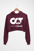 Load image into Gallery viewer, Scuderia AlphaTauri Crop HOODIE FOR WOMEN-Maroon-Ektarfa.online

