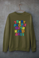 Load image into Gallery viewer, treat people.with kindness harry styles Unisex Sweatshirt for Men/Women-Olive Green-Ektarfa.online

