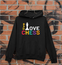 Load image into Gallery viewer, Chess Love Unisex Hoodie for Men/Women-Black-Ektarfa.online
