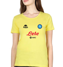 Load image into Gallery viewer, Napoli 2021-22 T-Shirt for Women-Yellow-Ektarfa.online
