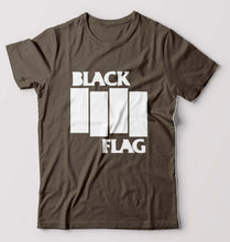 Load image into Gallery viewer, Black Flag T-Shirt for Men-Olive Green-Ektarfa.online
