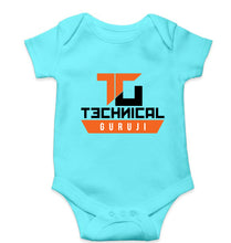 Load image into Gallery viewer, Technical Guruji(Gaurav Chaudhary) Kids Romper For Baby Boy/Girl-Sky Blue-Ektarfa.online
