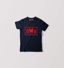 Load image into Gallery viewer, New World Order (NWO) WWE Kids T-Shirt for Boy/Girl-Navy Blue-Ektarfa.online
