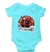 Load image into Gallery viewer, Deadpool Unicorn Kids Romper For Baby Boy/Girl-Sky Blue-Ektarfa.online
