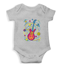 Load image into Gallery viewer, Psychedelic Music Kids Romper For Baby Boy/Girl-0-5 Months(18 Inches)-Grey-Ektarfa.online
