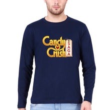 Load image into Gallery viewer, Candy Crush Full Sleeves T-Shirt for Men-Navy Blue-Ektarfa.online
