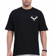 Load image into Gallery viewer, Rafael Nadal (RAFA) Oversized T-Shirt for Men-Black-Ektarfa.online
