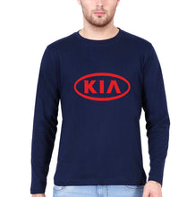 Load image into Gallery viewer, Kia Full Sleeves T-Shirt for Men-Navy Blue-Ektarfa.online

