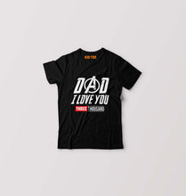 Load image into Gallery viewer, Dad I Love You 3000 Kids T-Shirt for Boy/Girl-Black-Ektarfa.online
