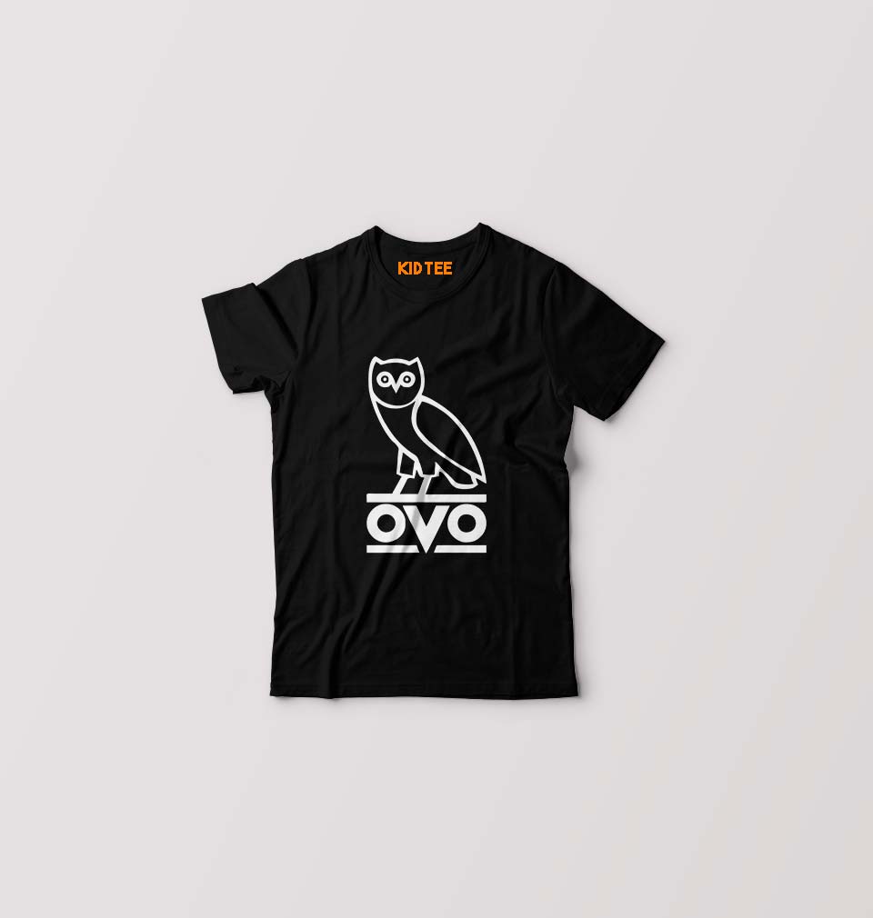 OVO Kids T-Shirt for Boy/Girl-Black-Ektarfa.online