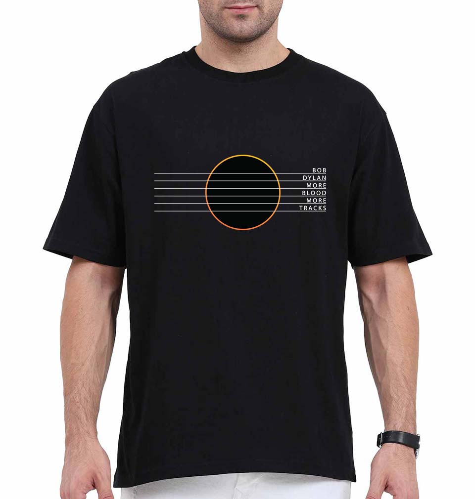 Bob Dylan Oversized T-Shirt for Men-Black-Ektarfa.online
