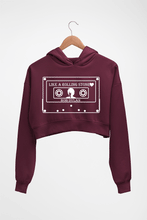 Load image into Gallery viewer, Bob Dylan Crop HOODIE FOR WOMEN-Maroon-Ektarfa.online
